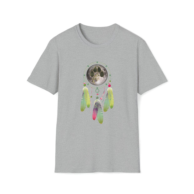 Wolf Dream catcher Unisex Softstyle T-Shirt