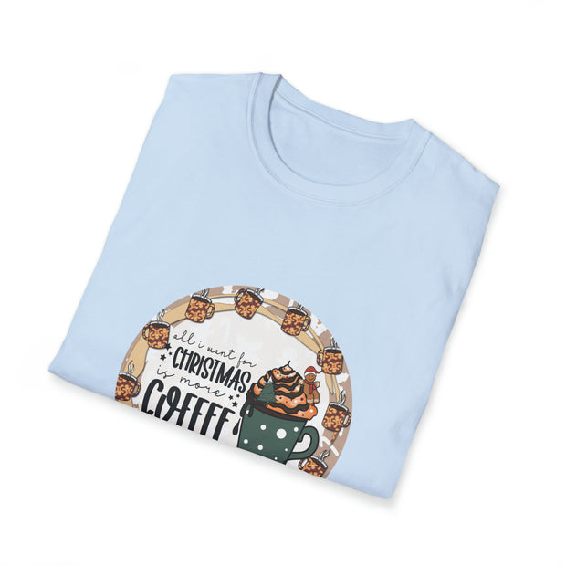 Christmas Coffee Unisex Softstyle T-Shirt