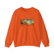 Golden Musical Notes Unisex Heavy Blend™ Crewneck Sweatshirt