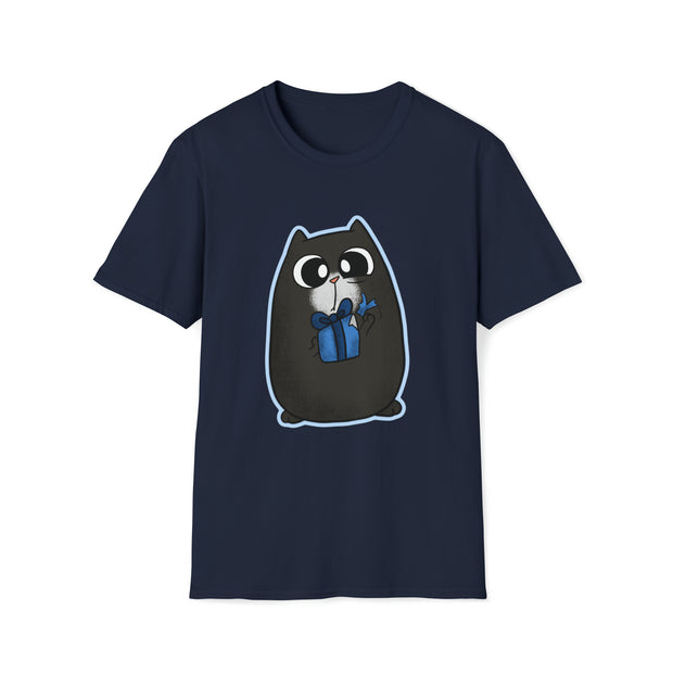 Christmas cat Unisex Softstyle T-Shirt