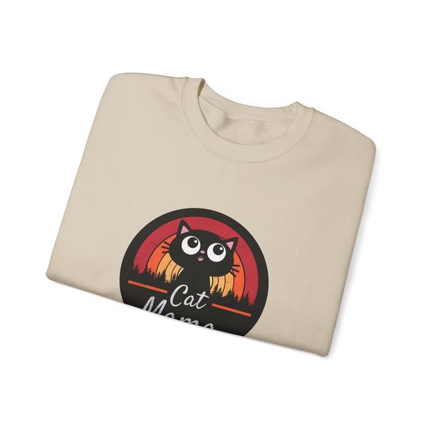 Cat Mama Unisex Heavy Blend™ Crewneck Sweatshirt
