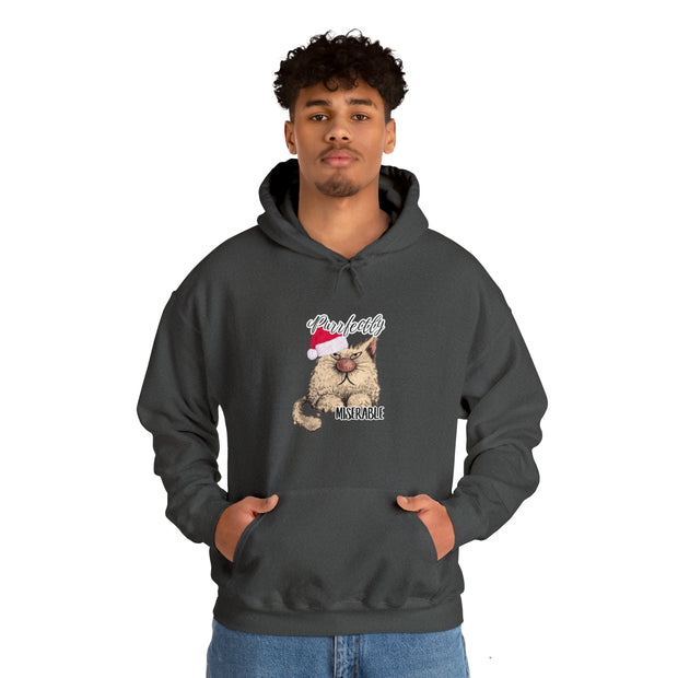 Christmas cat Unisex Heavy Blend™ Hooded Sweatshirt