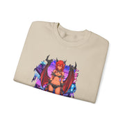Anime Female Demon Unisex Heavy Blend™ Crewneck Sweatshirt