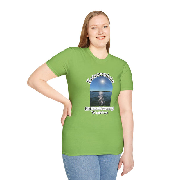 Cree Saskatchewan Skies Unisex Softstyle T-Shirt