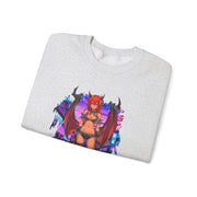 Anime Female Demon Unisex Heavy Blend™ Crewneck Sweatshirt