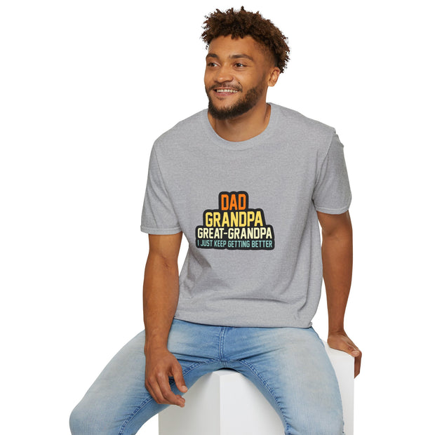 Dad Grandpa Great Grandpa Unisex Softstyle T-Shirt