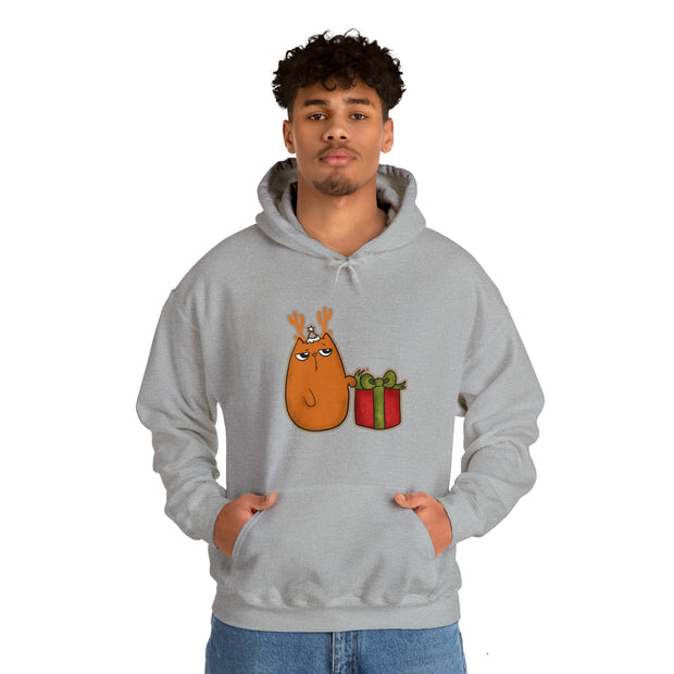 Christmas cat Unisex Heavy Blend™ Hooded Sweatshirt