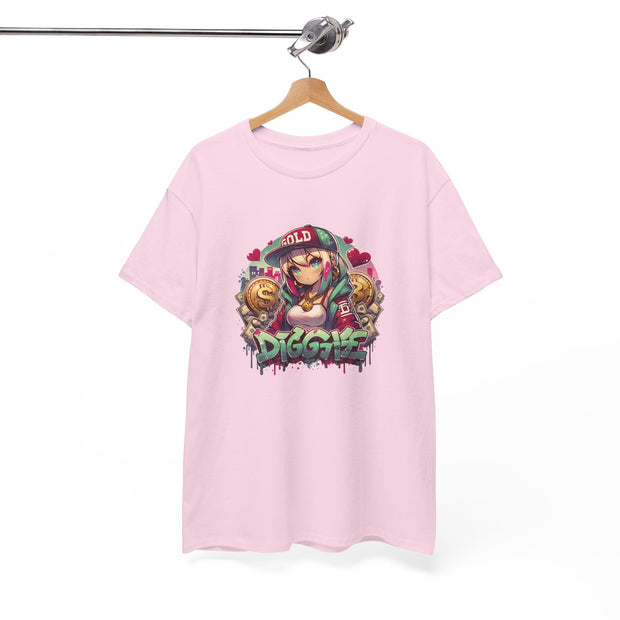 Graffiti Anime Girls Unisex Heavy Cotton Tee