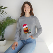 Christmas cat Unisex Heavy Blend™ Crewneck Sweatshirt