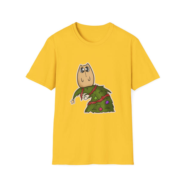 Christmas Cat Unisex Softstyle T-Shirt