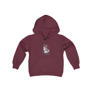 New Year Unicorn Youth Heavy Blend Hooded Sweatshirt