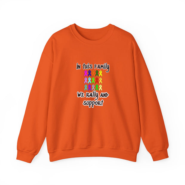 Cancer Family Support Unisex Heavy Blend™ Crewneck Sweatshirt