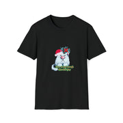 Christmas cat Unisex Softstyle T-Shirt