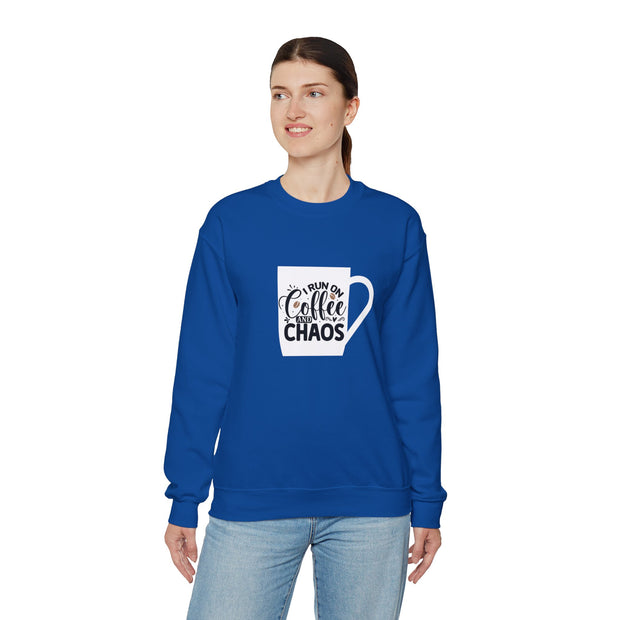 Coffee and Chaos Unisex Heavy Blend™ Crewneck Sweatshirt