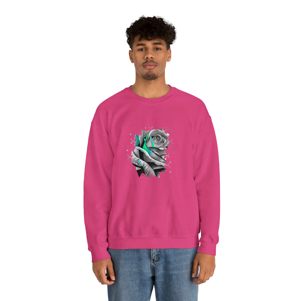 Rose Unisex Heavy Blend™ Crewneck Sweatshirt