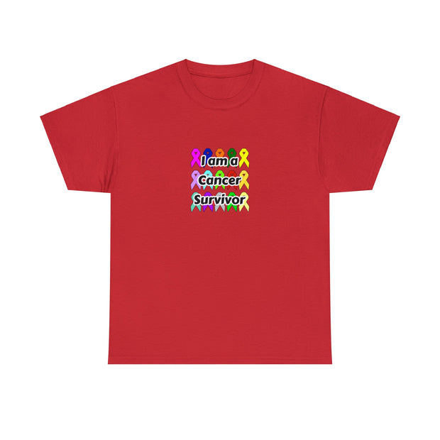 Cancer Survivor Unisex Heavy Cotton Tee