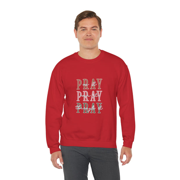 Pray Unisex Heavy Blend™ Crewneck Sweatshirt
