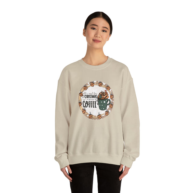 Christmas Coffee Unisex Heavy Blend™ Crewneck Sweatshirt