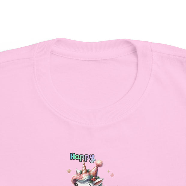 New Year Unicorn Toddler's Fine Jersey Tee