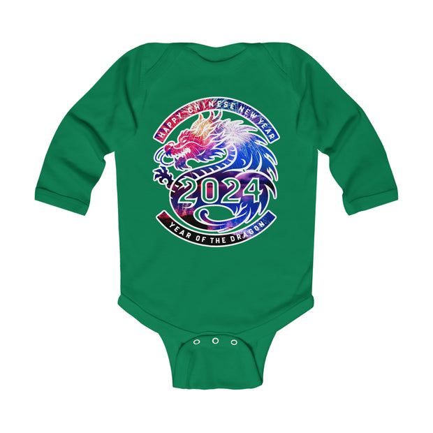 Chinese New Year Infant Long Sleeve Bodysuit