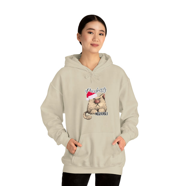 Christmas cat Unisex Heavy Blend™ Hooded Sweatshirt