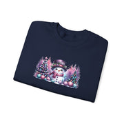 Pastel Snowman Unisex Heavy Blend™ Crewneck Sweatshirt
