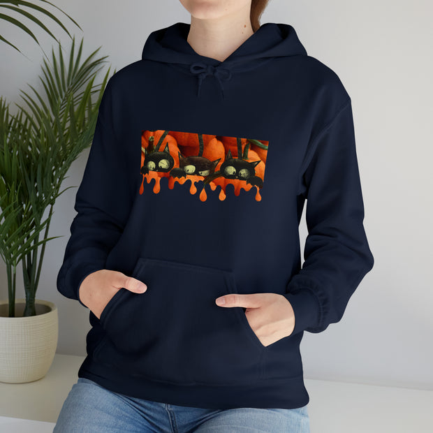 Pumpkin cats Unisex Heavy Blend™ Hooded Sweatshirt