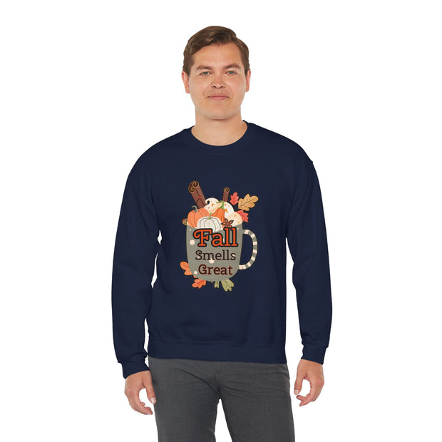 Fall Smells Great Unisex Heavy Blend™ Crewneck Sweatshirt