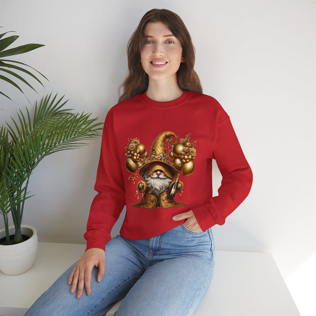 New Year Gnome Unisex Heavy Blend™ Crewneck Sweatshirt
