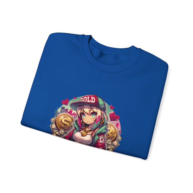 Graffiti Anime Girls Unisex Heavy Blend™ Crewneck Sweatshirt