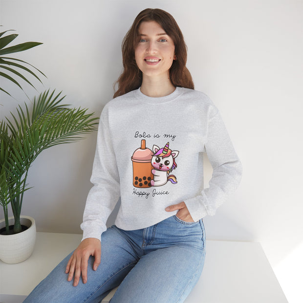 Unicorn Boba Unisex Heavy Blend™ Crewneck Sweatshirt