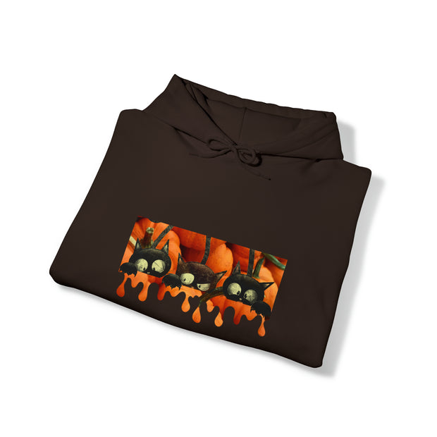 Pumpkin cats Unisex Heavy Blend™ Hooded Sweatshirt