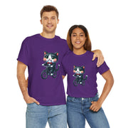 Horror Movie Cats Unisex Heavy Cotton Tee