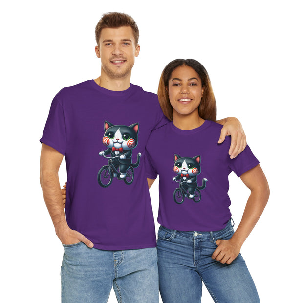 Horror Movie Cats Unisex Heavy Cotton Tee