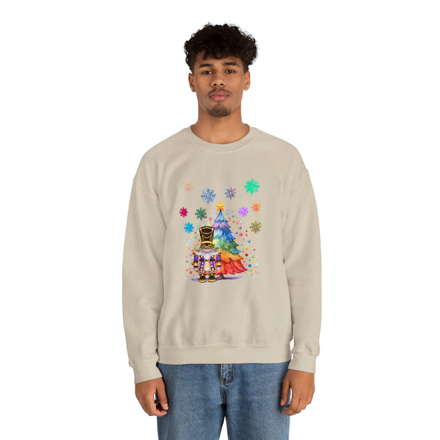 Gnome Nutcracker Unisex Heavy Blend™ Crewneck Sweatshirt