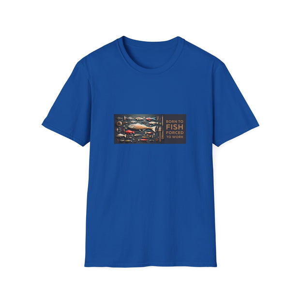 Born to Fish Unisex Softstyle T-Shirt
