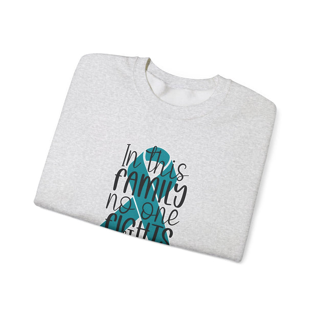 In this Family Support Unisex Heavy Blend™ Crewneck Sweatshirt