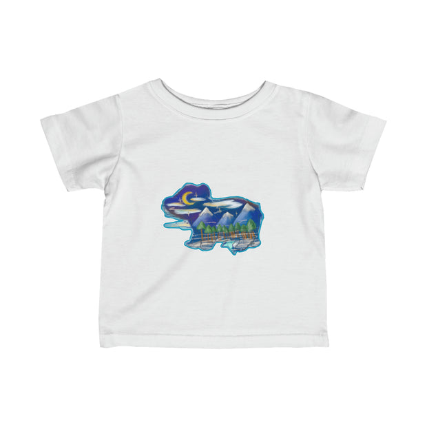 Nighttime bear Infant Fine Jersey Tee