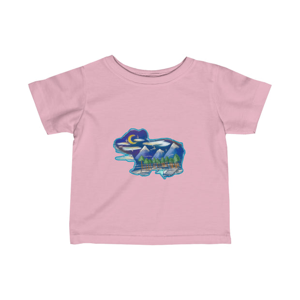 Nighttime bear Infant Fine Jersey Tee