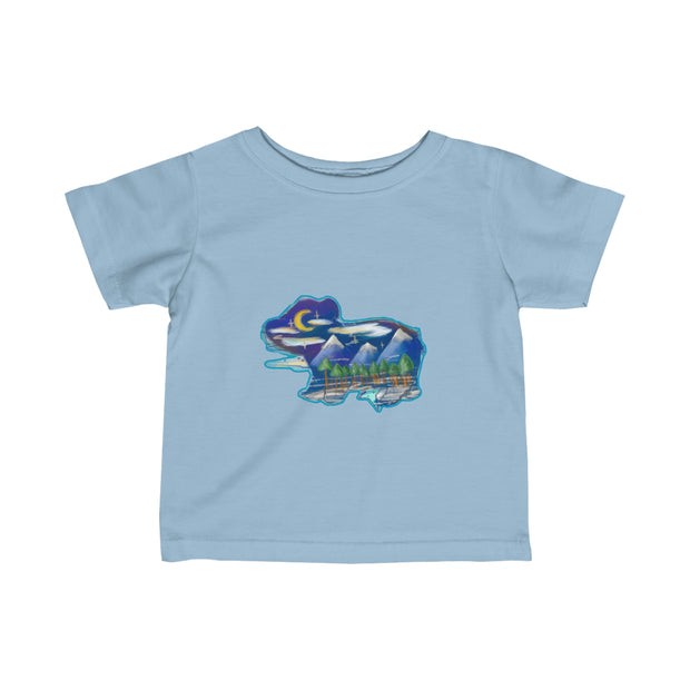 Nighttime bear Infant Fine Jersey Tee