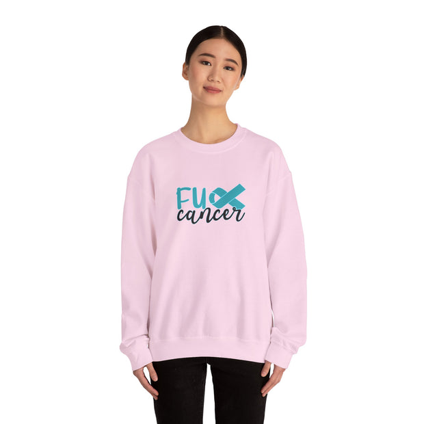 Fuck Cancer Unisex Heavy Blend™ Crewneck Sweatshirt