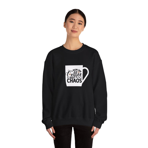 Coffee and Chaos Unisex Heavy Blend™ Crewneck Sweatshirt