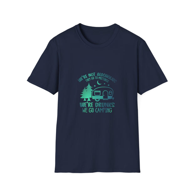 Camping Drunks Unisex Softstyle T-Shirt