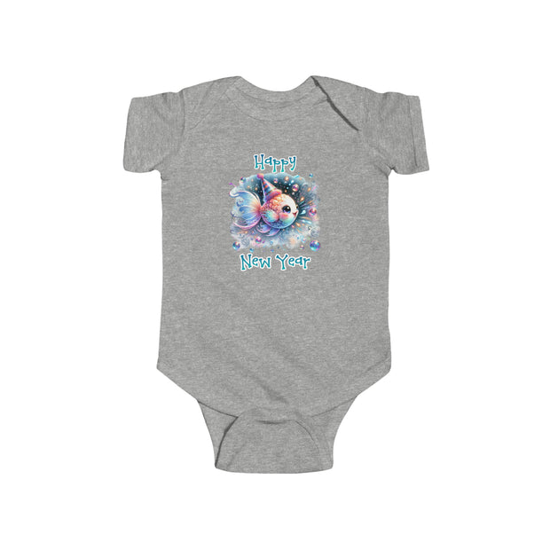 New Year Infant Fine Jersey Bodysuit