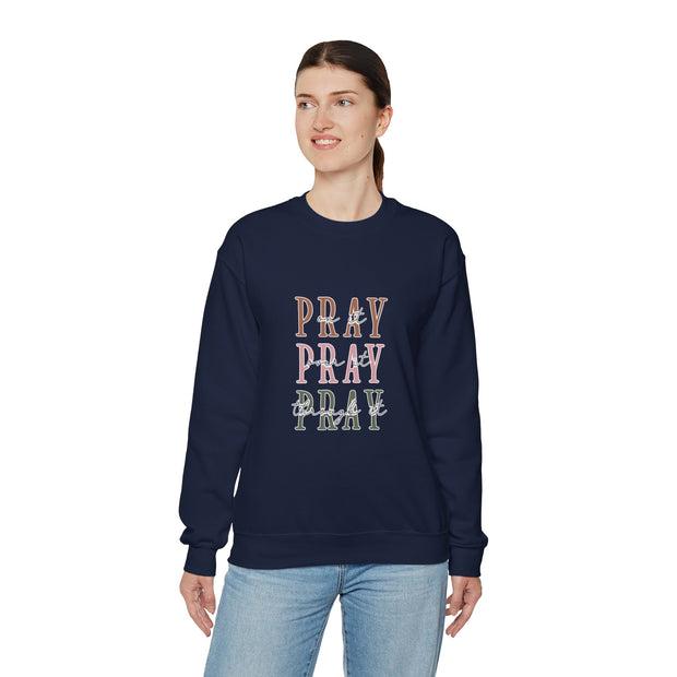Pray Unisex Heavy Blend™ Crewneck Sweatshirt