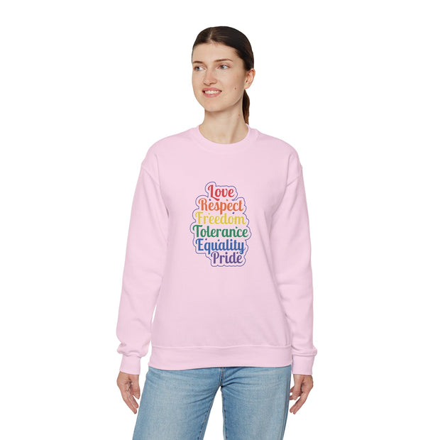 Love Respect Freedom Unisex Heavy Blend™ Crewneck Sweatshirt