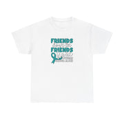 Ovarian Cancer Friends Unisex Heavy Cotton Tee