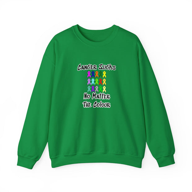 Cancer Sucks Unisex Heavy Blend™ Crewneck Sweatshirt