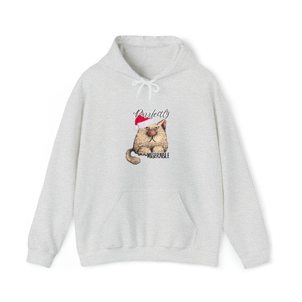 Christmas cat Unisex Heavy Blend™ Hooded Sweatshirt