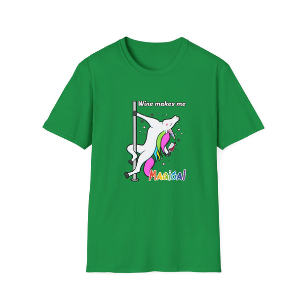 Unicorn Wine Unisex Softstyle T-Shirt